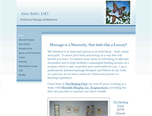 Tablet Screenshot of annemtbutler.com